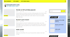 Desktop Screenshot of gunayticaret.com